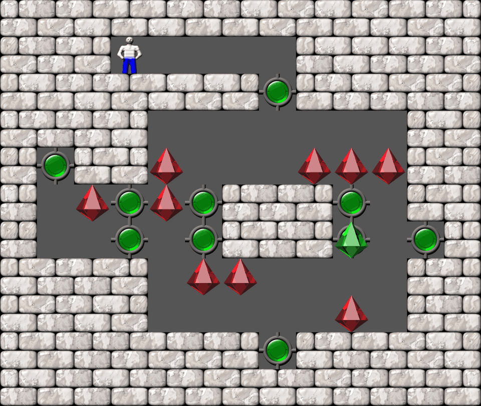 Сокобан More Bugs collections уровень 622
